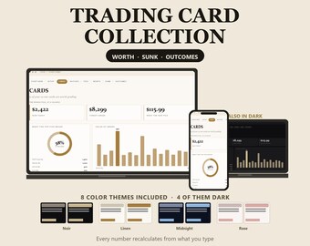 トレーディングカードコレクションスプレッドシート、PSA、BGS、CGCのグレーディング費用計算ツール、スポーツカード価値トラッカー（Excel、Googleスプレッドシート）