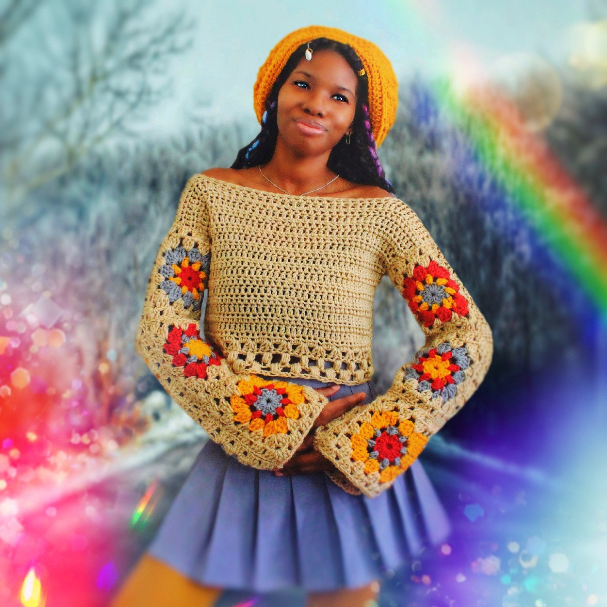 The Cene Granny Square Crochet Top. Instant Download! - Etsy The Cene Granny Square Crochet Top. Instant Download! - Etsy