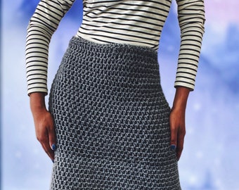 The Treen Crochet Skirt. Digital Crochet Pattern