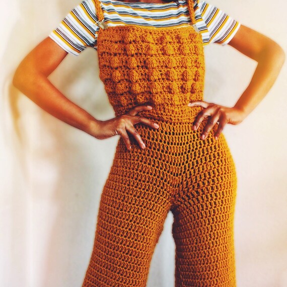Hiand Crochet Pattern Overall Pants 完売品 The Rume Crochet Overall Pants Pattern. Instant Digital Download