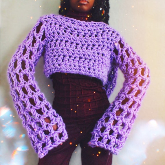 トップス andmary Angel crochet hood tops ANDMARY】Angel crochet hood tops