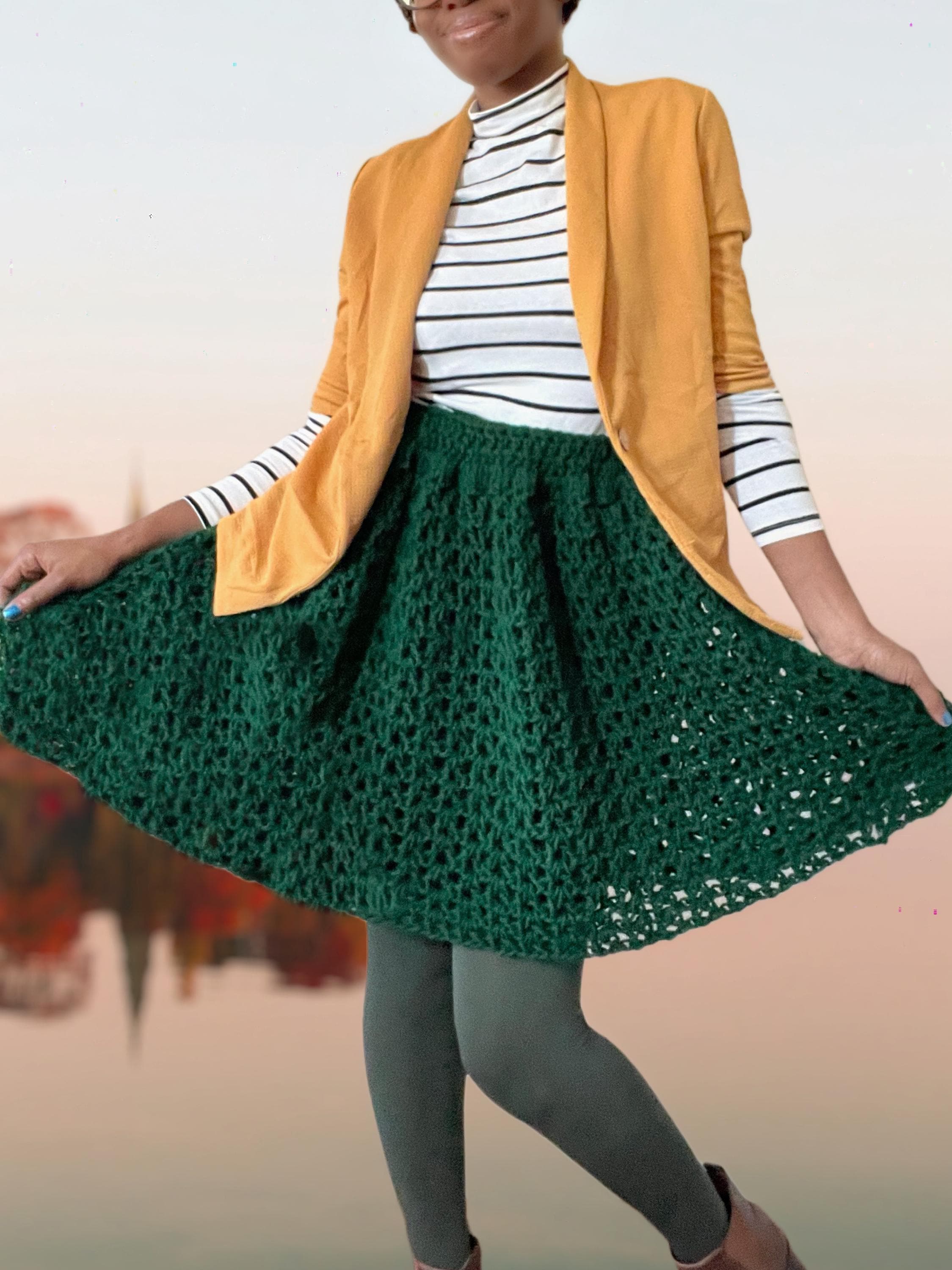 The Twirls Crochet Skirt. Digital Crochet Pattern. - Etsy
