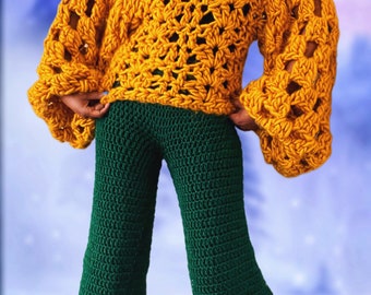 The Emrys Crochet Pants. Digital Pattern.