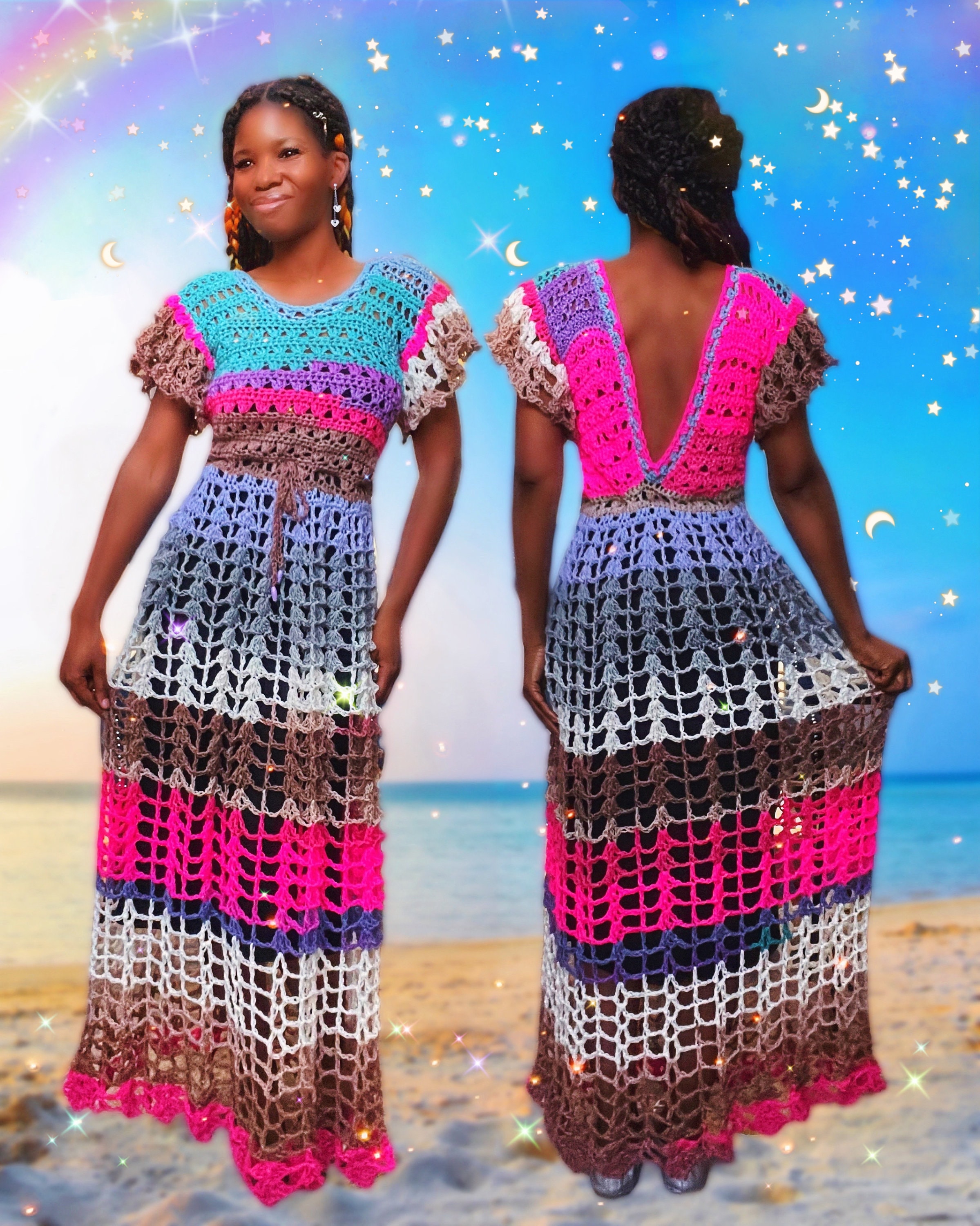 40 Maxi Dress Crochet Patterns to Make Stunning Handmade Outfits 23 The Lucent Crochet Maxi Dress Pattern. .