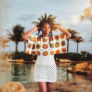 The Flower Child Crochet Dress Pattern. Instant Download!