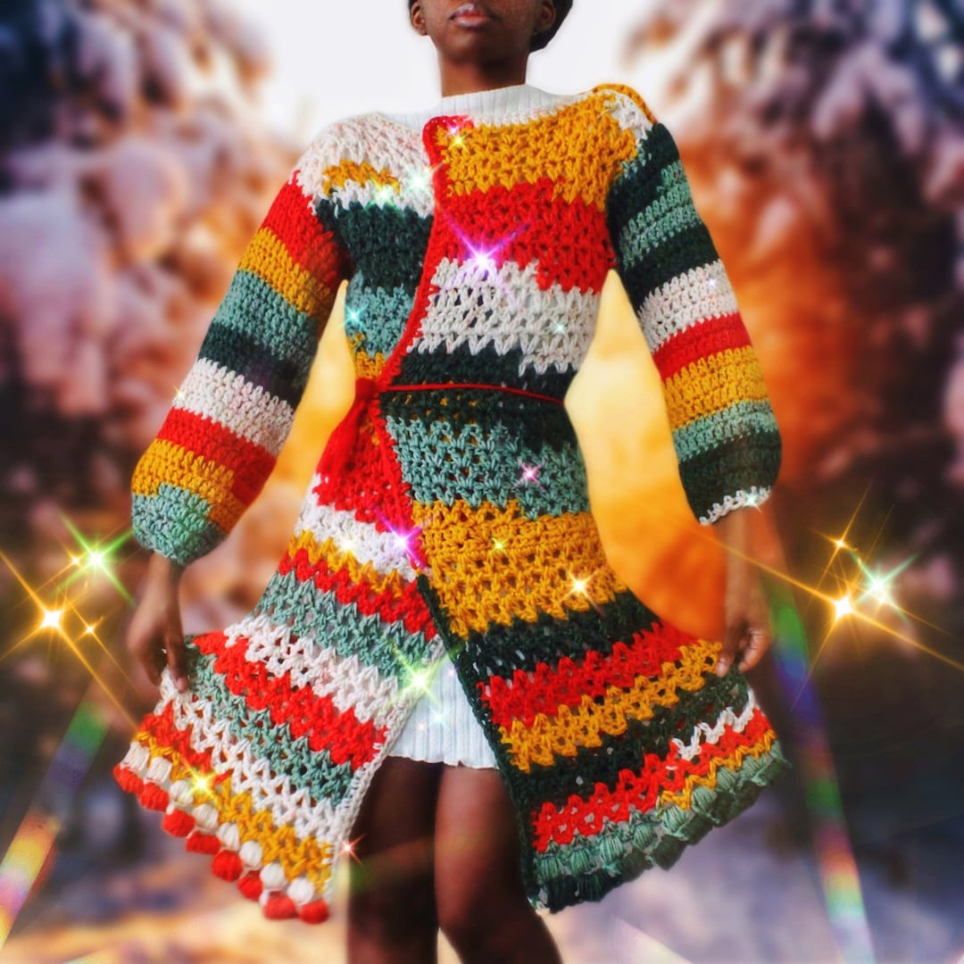 The Gala Crochet Cardigan Remixed Pattern. Digital Download