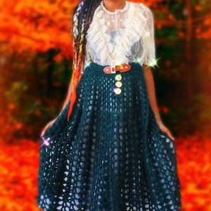 The Rustling Crochet Skirt Pattern. Instant Download!