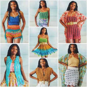 Über 15% RABATT! Das SOMMER Häkelpaket Häkelmuster. Sofort Digital Pattern Download!