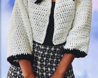 The Aislinne Crochet Cardigan. Digital Pattern.