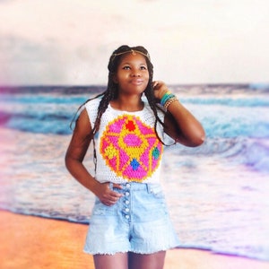 The Sailor Charm Crochet Crochet Top Pattern. Instant Download!