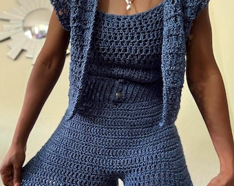The Tidal Crochet Shorts Pattern. Digital Download.