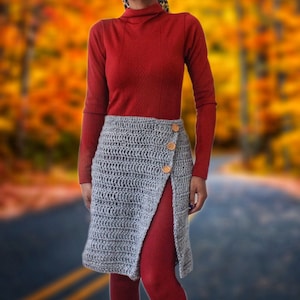 The Malin Crochet Skirt Digital Crochet Pattern.