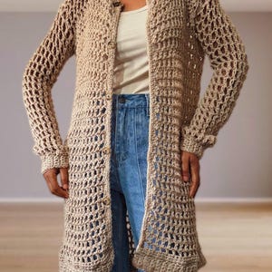 The Willow Crochet Cardigan Pattern. Digital Crochet Pattern.