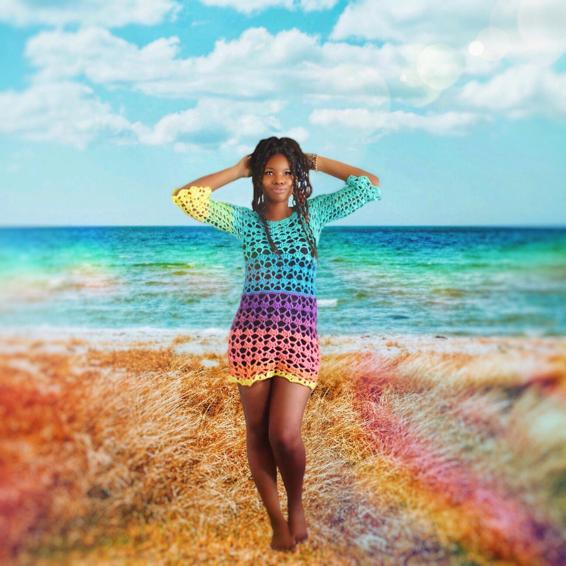 The Aplas Crochet Dress Pattern. Instant Download!