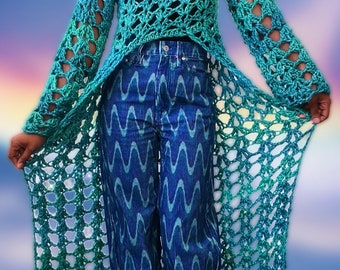 The Bronnes Crochet Top Digital Crochet Pattern.