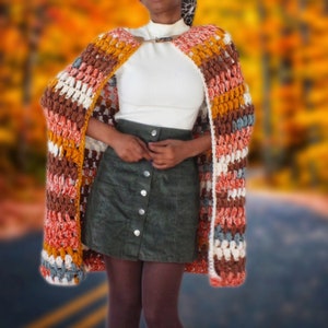 The Emules Crochet Cape Digital Crochet Pattern.