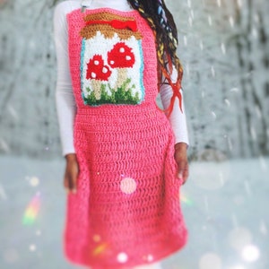 The Kelles Overall Crochet Dress. Instant Download!