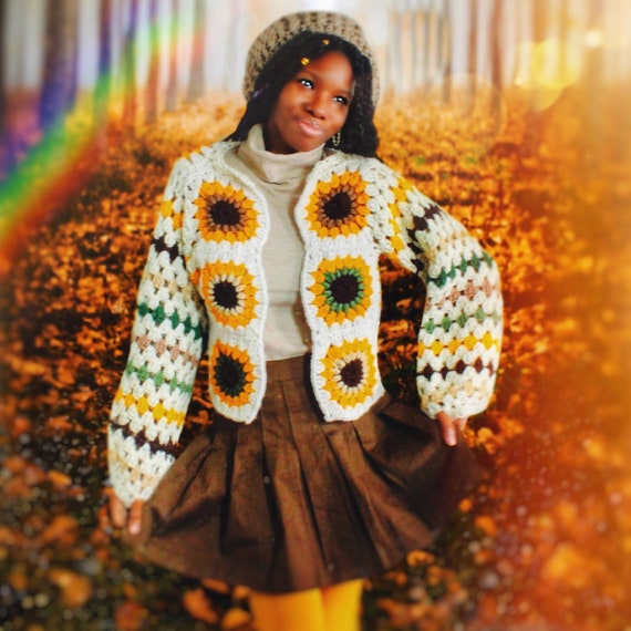 Etsy crochet best sale cardigan