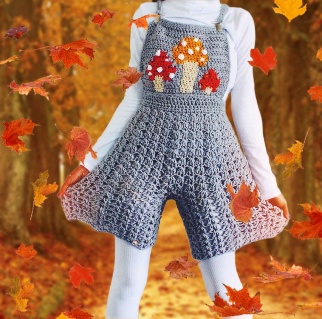 Crochet overalls deals