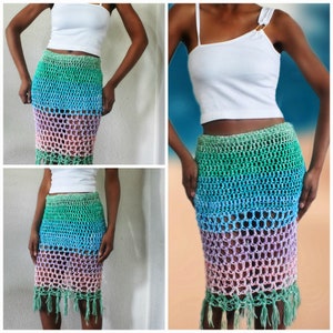 The Twyla Crochet Skirt Digital Crochet Pattern.
