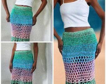 The Twyla Crochet Skirt Digital Crochet Pattern.