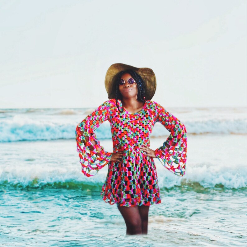 The Avelie Crochet Dress Pattern. Instant Download - Etsy