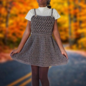 The Abridged Crochet Overall Dress Digital Crochet Pattern.