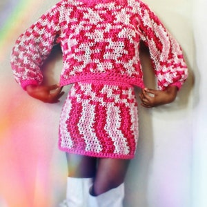 2 Patterns in 1. Mayzen Crochet Set. Crochet Skirt & Crochet Top Pattern Both Included. Digital Download. image 6