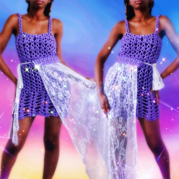 The Amira Crochet Dress. Digital Crochet Pattern.