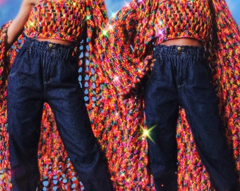 The Galaxies Crochet Duster/ Crochet Cardigan Pattern. Digital Pattern.