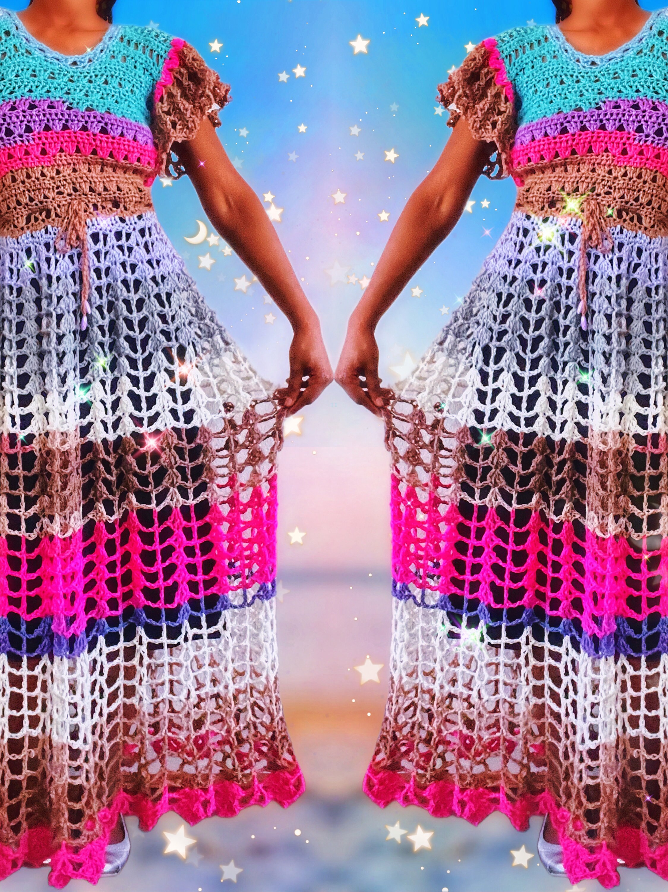 Maxident Crochet Pattern The Lucent Crochet Maxi Dress Pattern. Instant Download. - Etsy