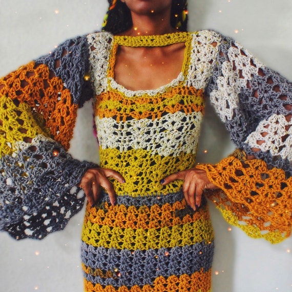 The Mirrors Crochet Dress Crochet Pattern. Instant Digital Download! - Etsy