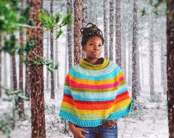 The Motley Love Crochet Poncho Pattern!