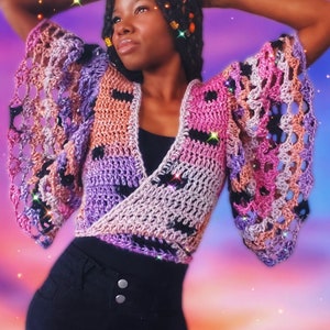 The Alaw Crochet Wrap Top Pattern. Digital Pattern.