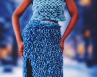 The Titanias Crochet Top & Crochet Skirt Set. 2 in 1. Digital Crochet Pattern.