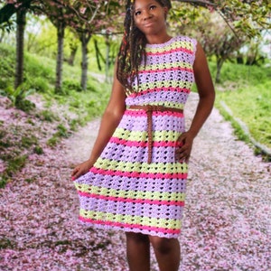 The Spring Garden Crochet Dress Pattern! Instant Download