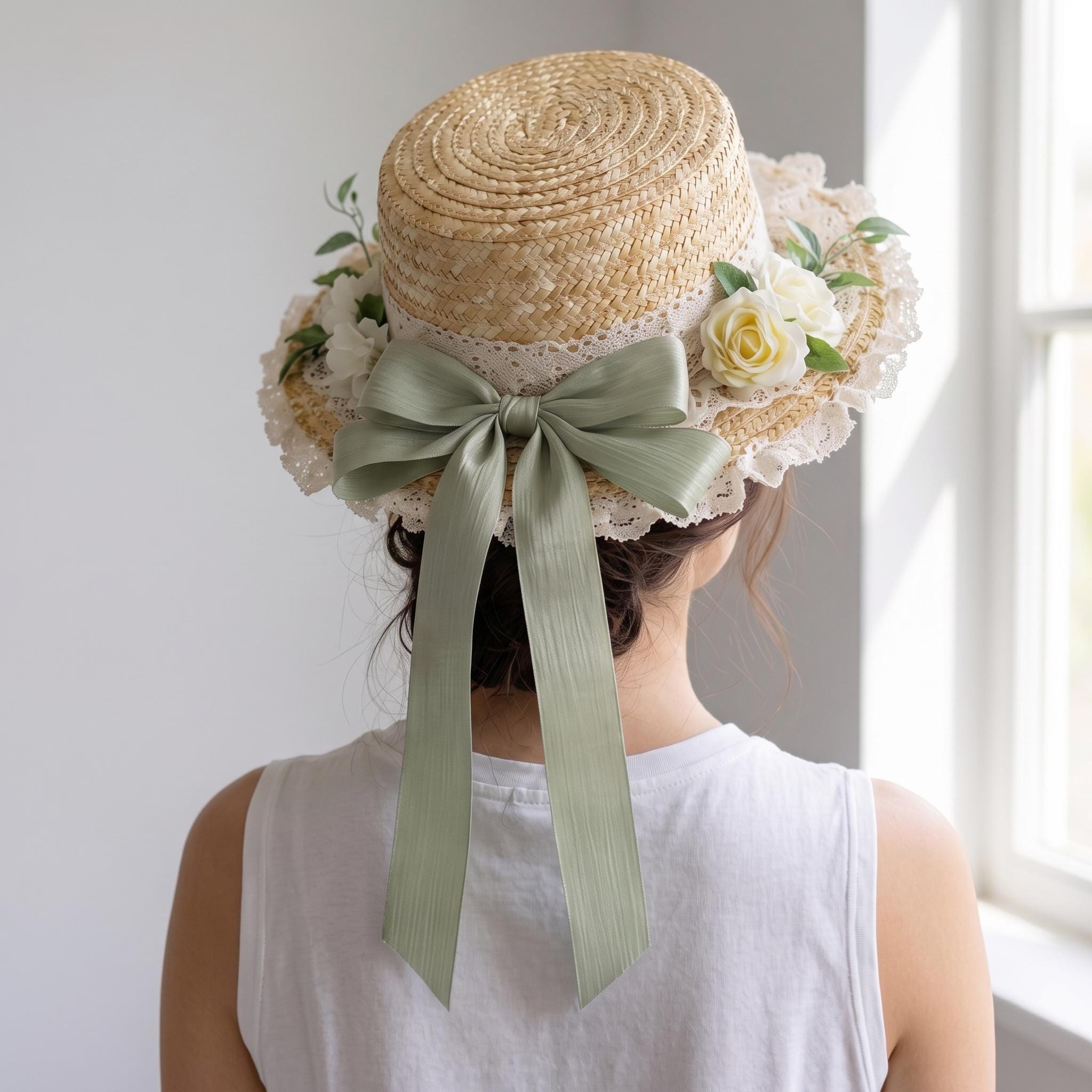 Straw Hat Lace Ribbon - Etsy