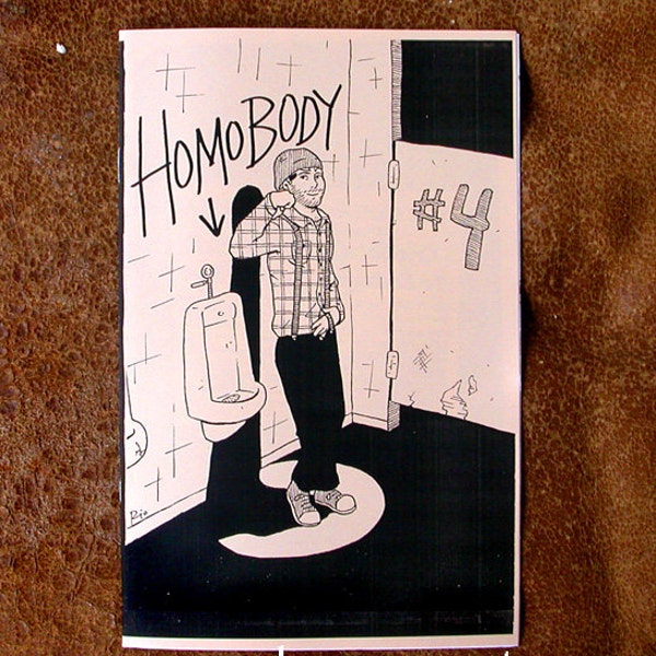 Homobody No.4 queer comic zine