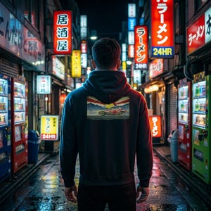 JDM Hoodie - Japanese Car Rising Sun Sweatshirt, Drift Tuner Touge Pullover, Gift for JDM Car Guy