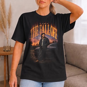 J Cole shirt, The Fall Off World Tour T-shirt, Rapper Album Unisex T-shirt