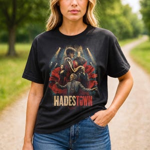 ハデスタウンTシャツ、ミュージカル・ブロードウェイ ハデス・ペルセポネTシャツ