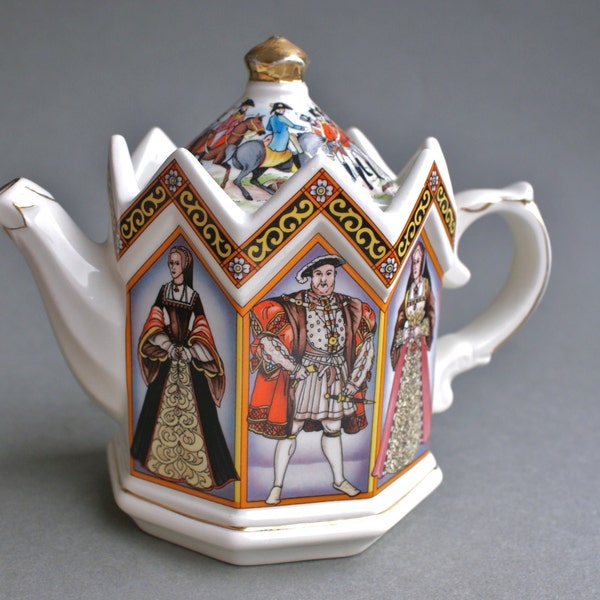 King Henry VIII and His Six Wives Teapot