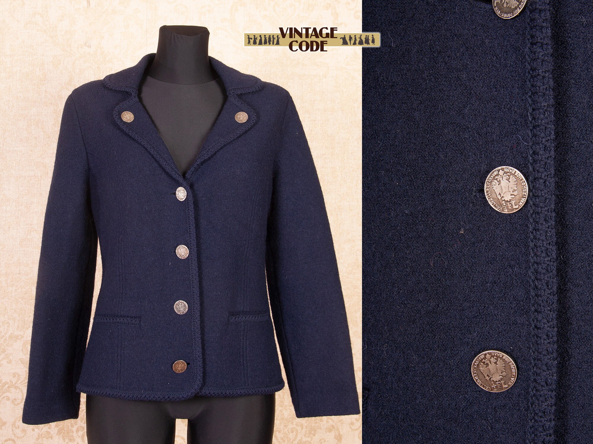 felted wool blazer