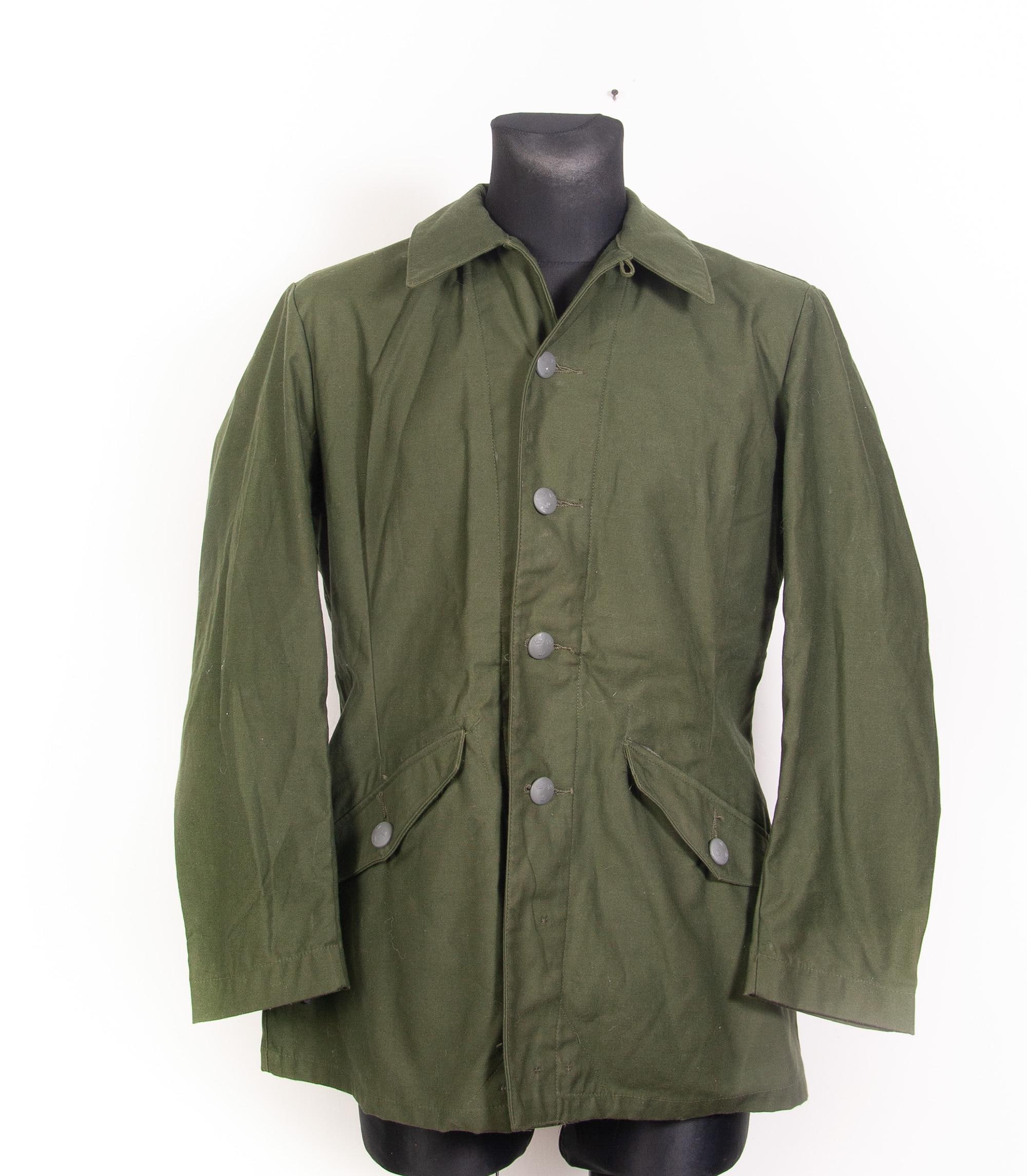 Veste Militaire Vintage – Belgique Années 70, Doublure Amovible, Taille 48
