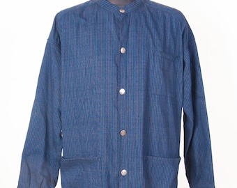 Vintage Norwegian Busserull Wool Workwear Shirt / Røros Tweed Era, XXL