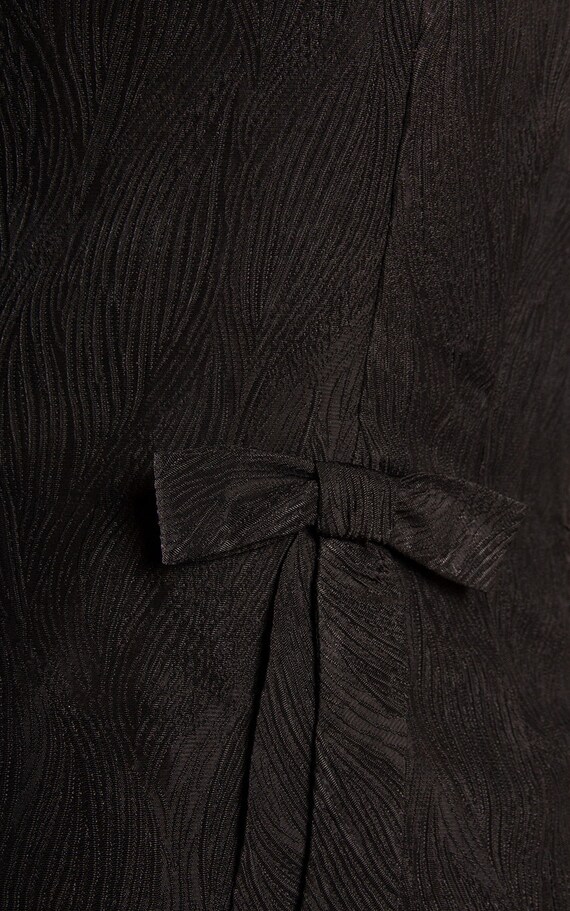 Black 60s Half sleeve Cocktail Party dress / 1960… - image 8