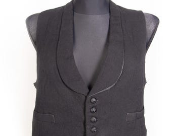 Antique Child's Formal Vest / Late Victorian Boy's Evening wear /  Archive Study Piece / XXS to S
