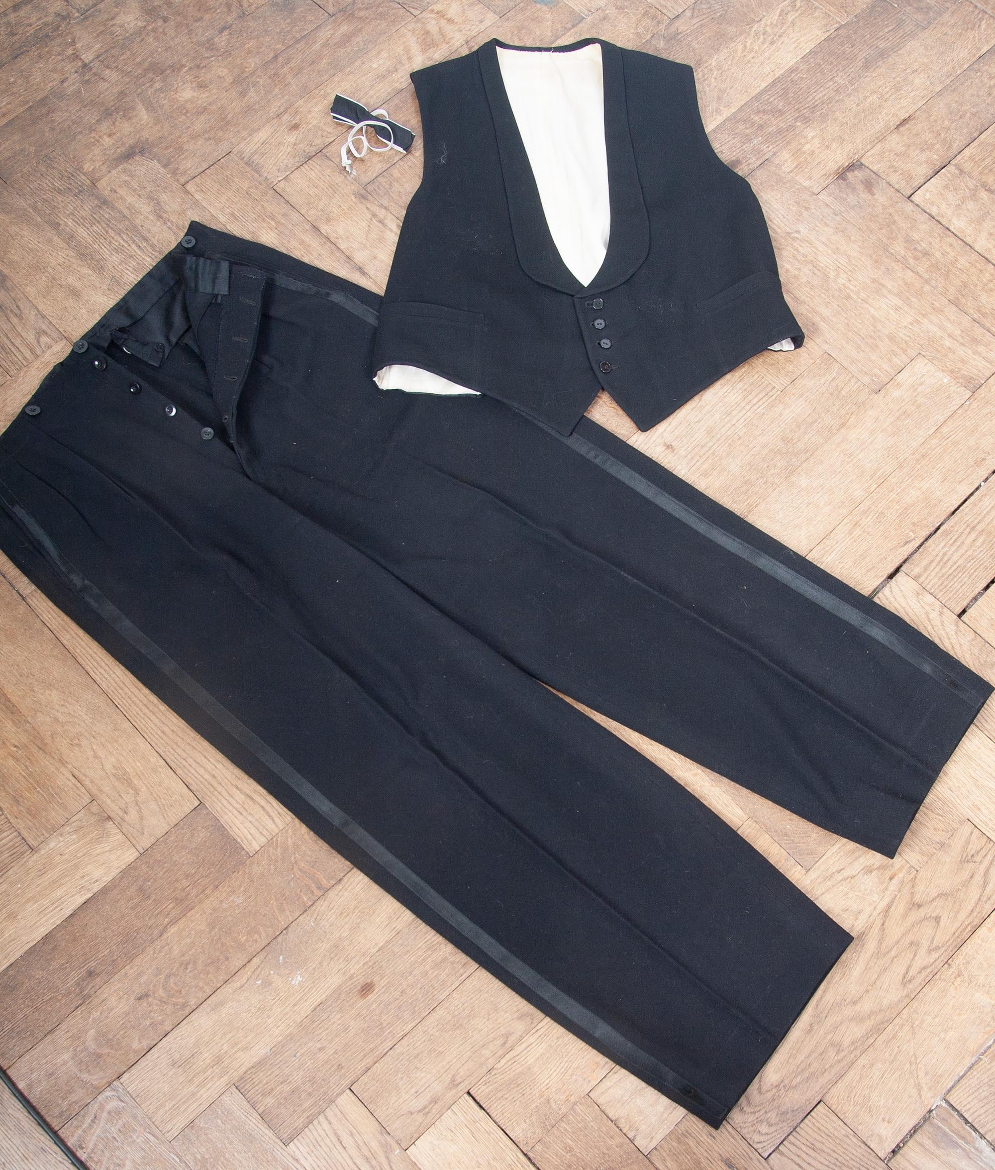 1940s Black Trousers - Etsy
