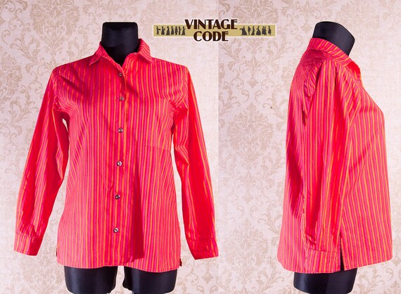 Womans Marimekko Jokapoika Cotton Pink Orange stri
