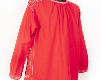 Altes Bauernhemd / Bauernhemd / Bauernhemd Hemd Tracht / Gr. XL bis XXL